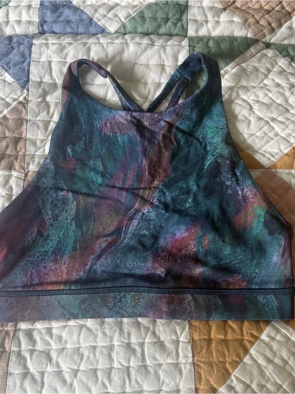 Lululemon high neck energy bra